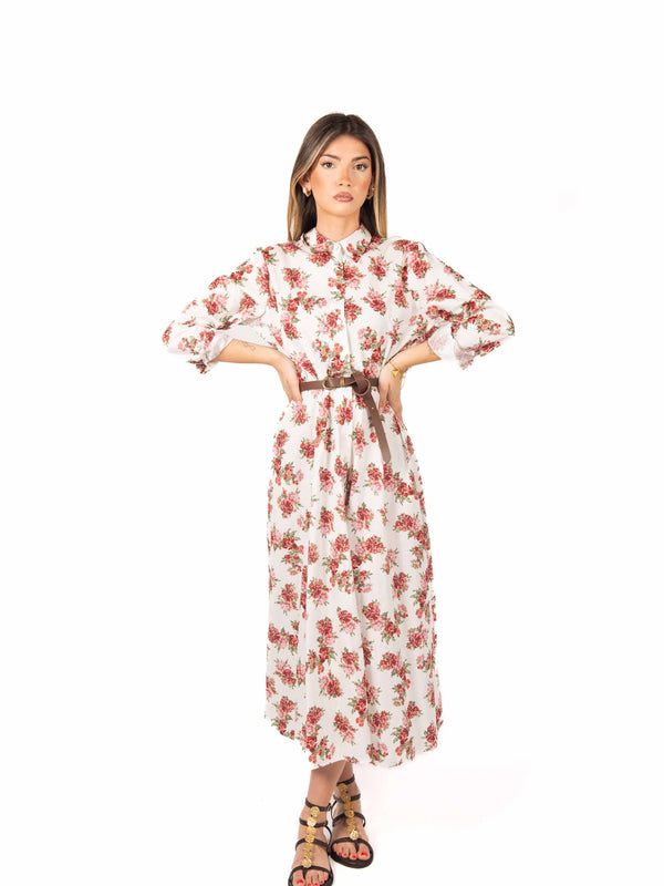 Abito Chemisier Floreale da donna Miss love