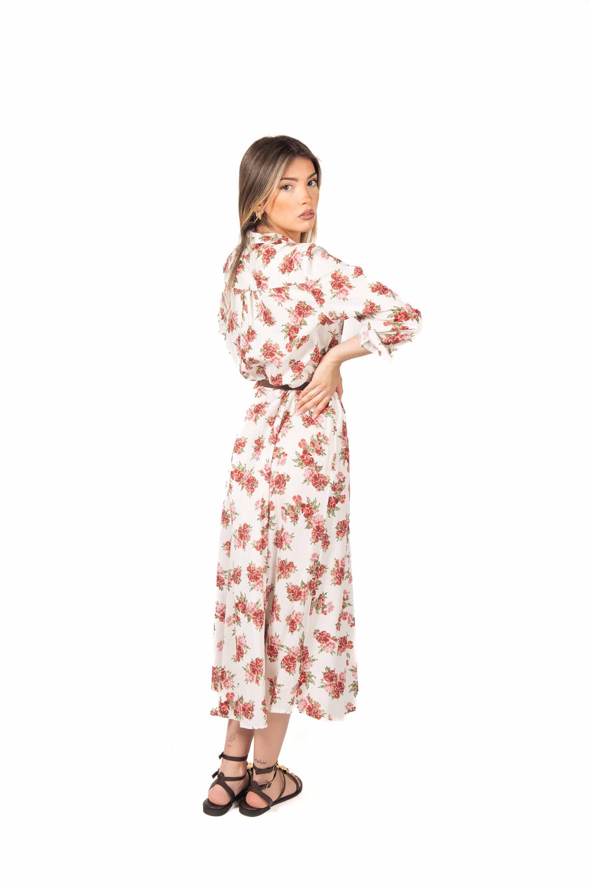 Abito Chemisier Floreale donna Miss love - 2