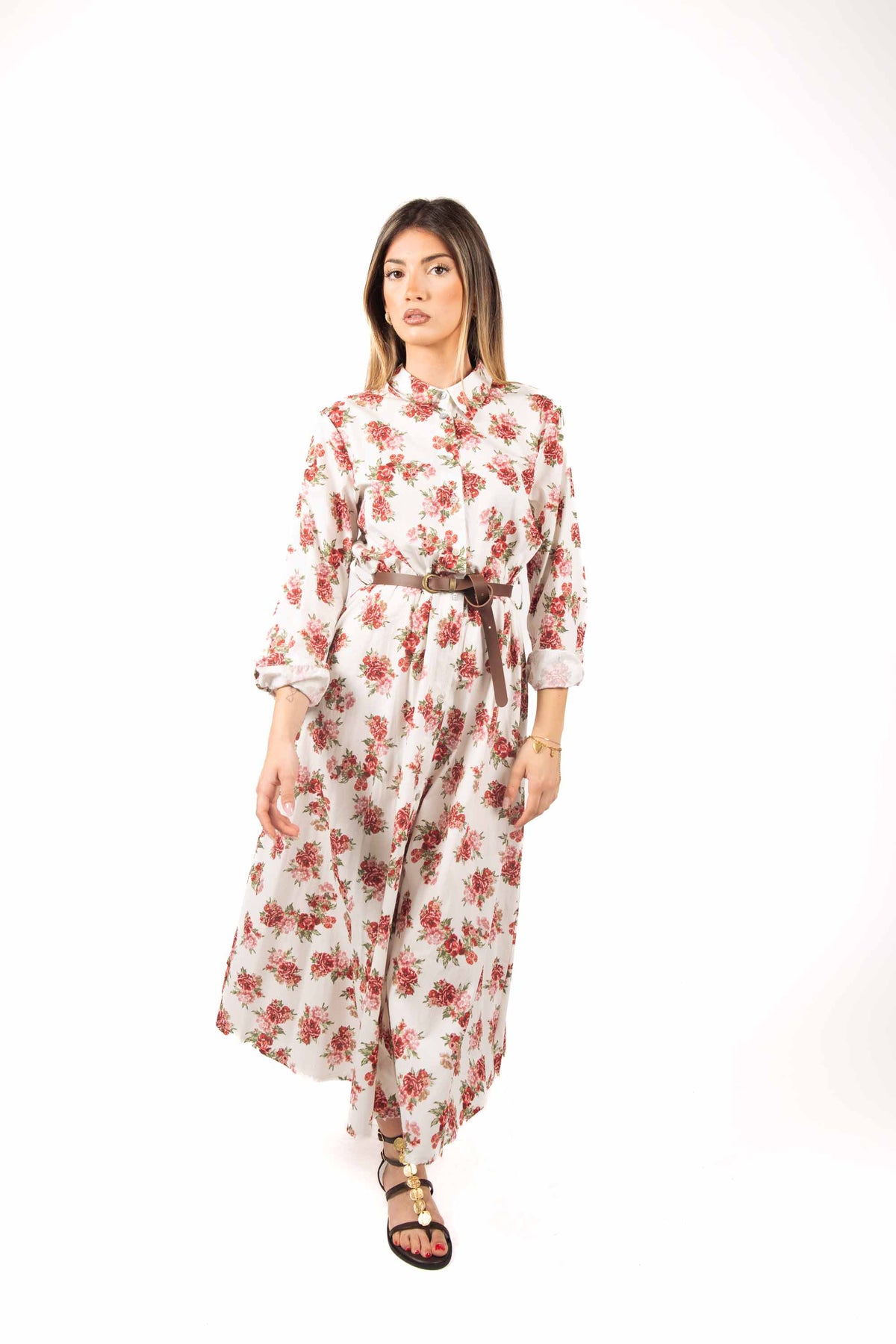 Abito Chemisier Floreale donna Miss love - 5