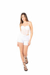 Corsetto in Pizzo Bianco donna Miss love - 6