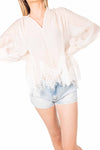 Short Denim con Applicazioni Strass donna Miss love - 3