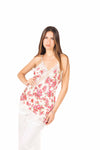 Top Lingerie Stampa Floreale con Pizzo donna Miss love - 1