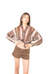 Camicia a Righe donna Miss love - 5