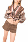 Camicia a Righe donna Miss love - 1
