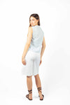 Bermuda con Cintura Bianco donna Miss love - 3