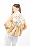 Gilet Combinato con Pizzo donna Miss love - 6