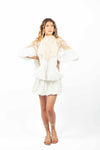 Bomber Leggero Mix Pizzo donna Miss love - 4
