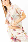 Camicia Cropped Floreale donna Miss love - 1