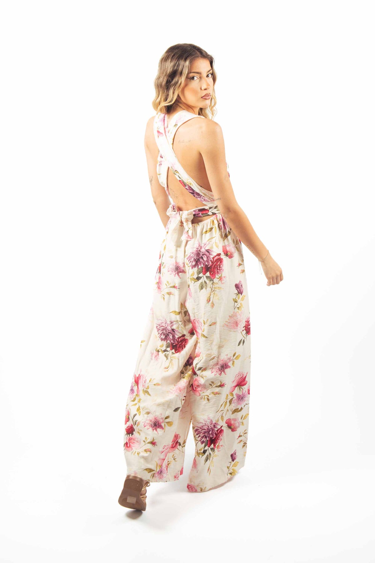 Tuta Floreale con Scollo a V donna Miss love - 6
