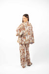Pantaloni Palazzo Fantasia Floreale donna Miss love - 5