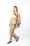 Pantaloni Palazzo Fantasia Floreale donna Miss love - 2