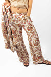 Pantaloni Palazzo Fantasia Floreale donna Miss love - 3