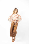 Pantaloni Paperbag Tabacco donna Miss love - 6