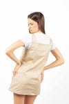 Abito Smanicato con T-Shirt Sabbia donna Miss love - 3