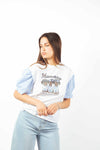T-shirt con Stampa e Maniche a Righe donna Miss love - 3