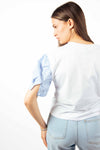 T-shirt con Stampa e Maniche a Righe donna Miss love - 4