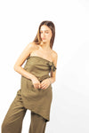 Top a Fascia Asimmetrico con Spilla donna Maryley - 3