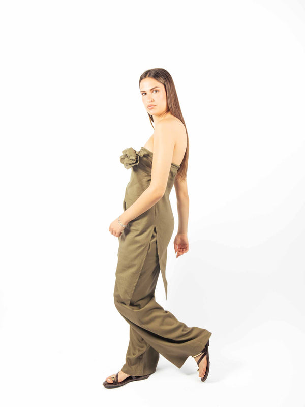 Pantaloni Palazzo con Elastico Militare da donna Maryley