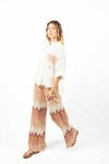 Camicia in Lino con Taschino donna Tensione in - 4