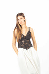 Abito Combinato con Pizzo donna Tensione in - 3