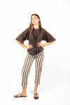T-shirt Corsetto Cioccolato donna Tensione in - 6