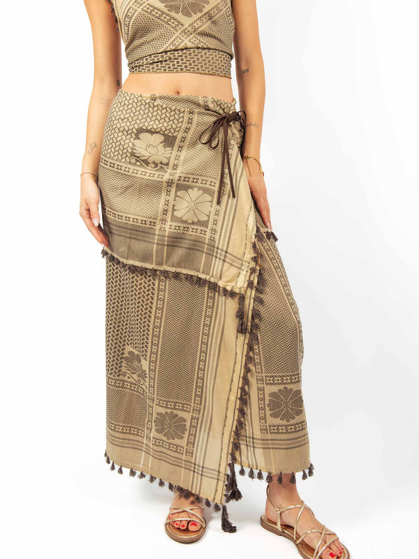 Gonna Pareo Ethnic-Chic da donna Tensione in