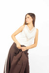 Top Lingerie con Pizzo Bianco donna Maryley - 2