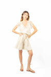 Bermuda Panna a Vita Alta donna Maryley - 5