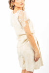 Top in Pizzo Panna donna Maryley - 6