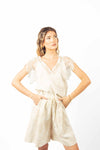 Top in Pizzo Panna donna Maryley - 5