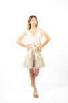 Top in Pizzo Panna donna Maryley - 4