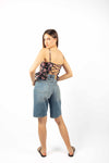 Bermuda Jeans Wide Fit donna Maryley - 2