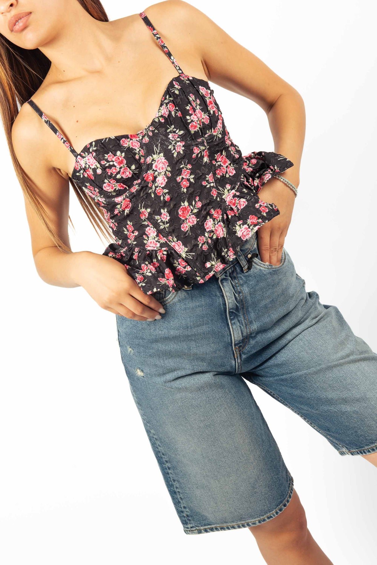 Corsetto Floral donna Maryley - 2