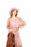 Abito Lungo Floreale con Sottoveste donna Tensione in - 6