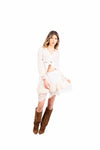 Camicia in Voile con Pizzo Panna donna Tensione in - 4