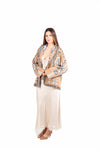 Cardigan Jacquard con Frange donna Tensione in - 1