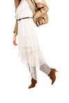 Abito Midi a Balze in Pizzo donna Maryley - 2