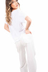 T-shirt con Stampa bianca donna Miss love - 3