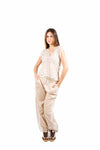 Top in Pizzo Ricamato Panna donna Maryley - 5