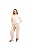 Top in Pizzo Ricamato Panna donna Maryley - 4