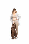 Camicia Soft Check Celeste donna Miss love - 1