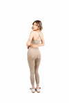 Set Coordinato Seamless Activewear Beige donna Miss love - 2