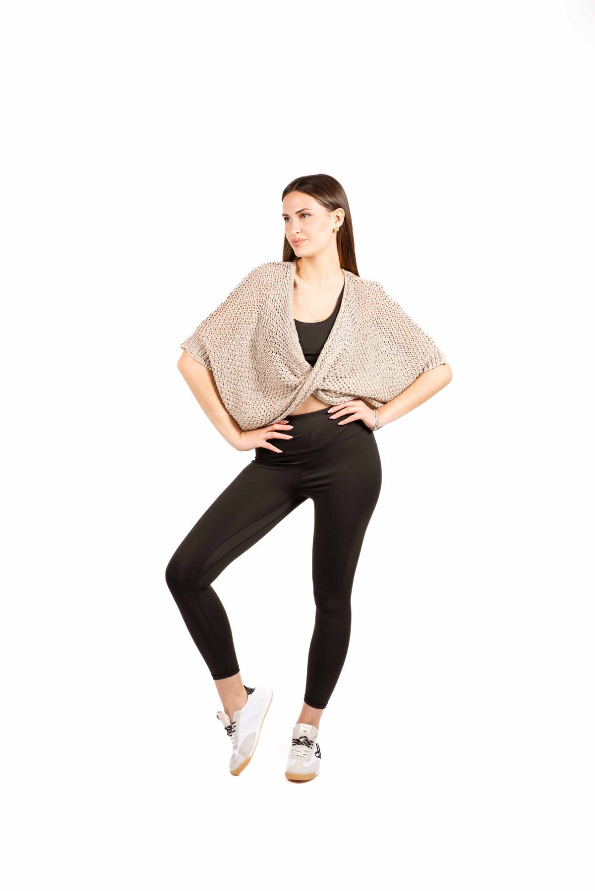 Leggings High-Waist Neri donna Miss love - 5