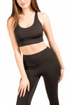 Top Seamless a Scollo tondo Nero donna Miss love - 3