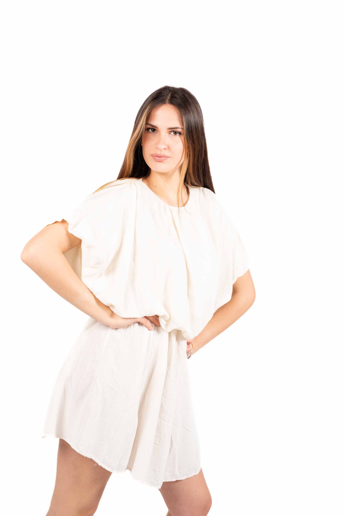 Abito Corto Panna donna Miss love - 5