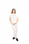 Gilet Napoleone Bianco donna Miss love - 2