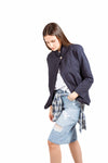 Blazer Strutturato Blu donna Miss love - 5