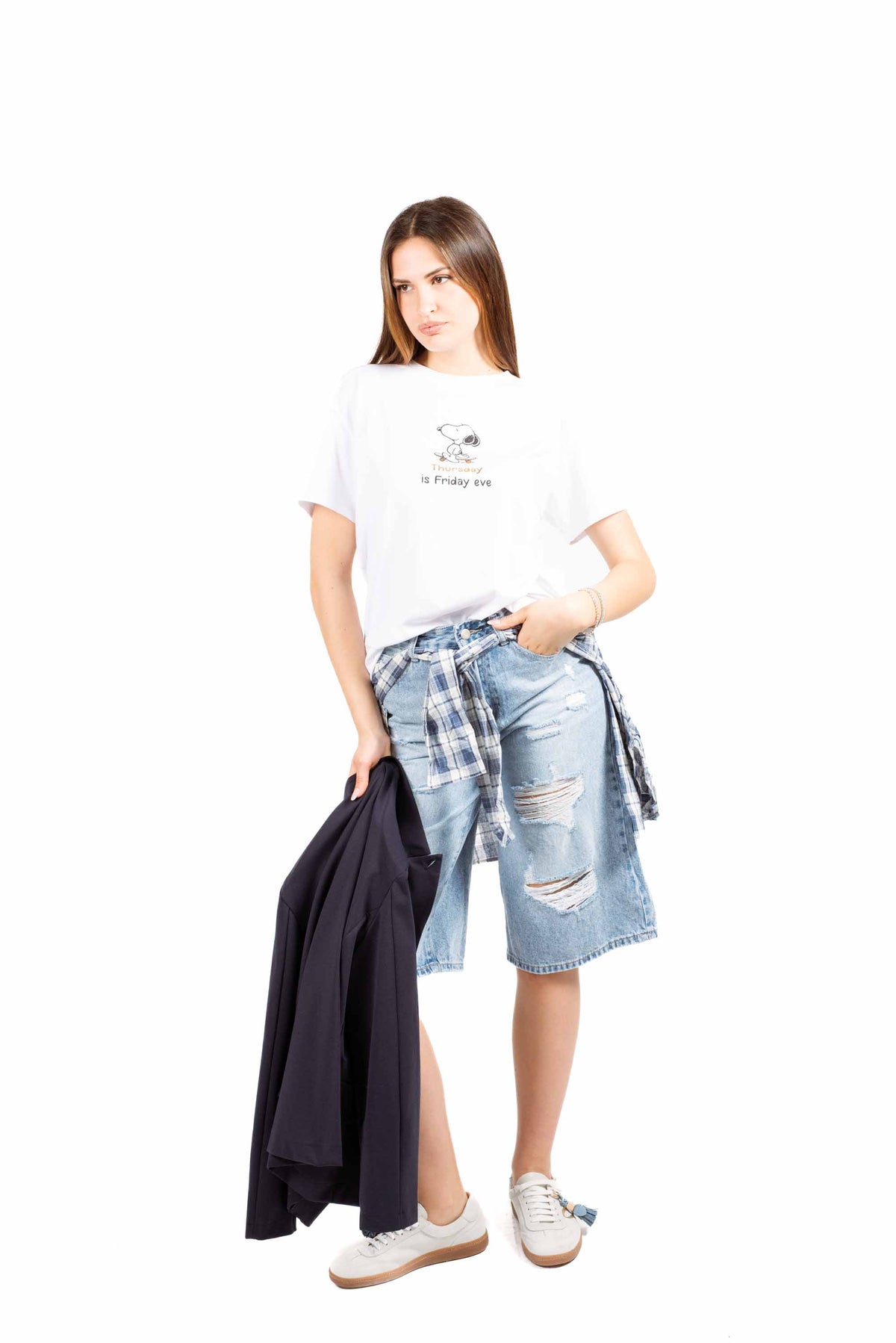 T-shirt con Stampa “Snoopy friday” donna Miss love - 3