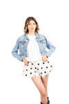 Blusa Smanicata Bianca donna Miss love - 5