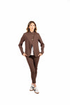 Blazer con Bottoni Jewel Cioccolato donna Miss love - 2